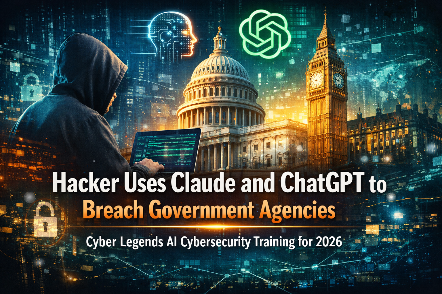 Hacker Uses Claude and ChatGPT to Breach Government Agencies: Cyber Legends AI Cybersecurity Training for 2026