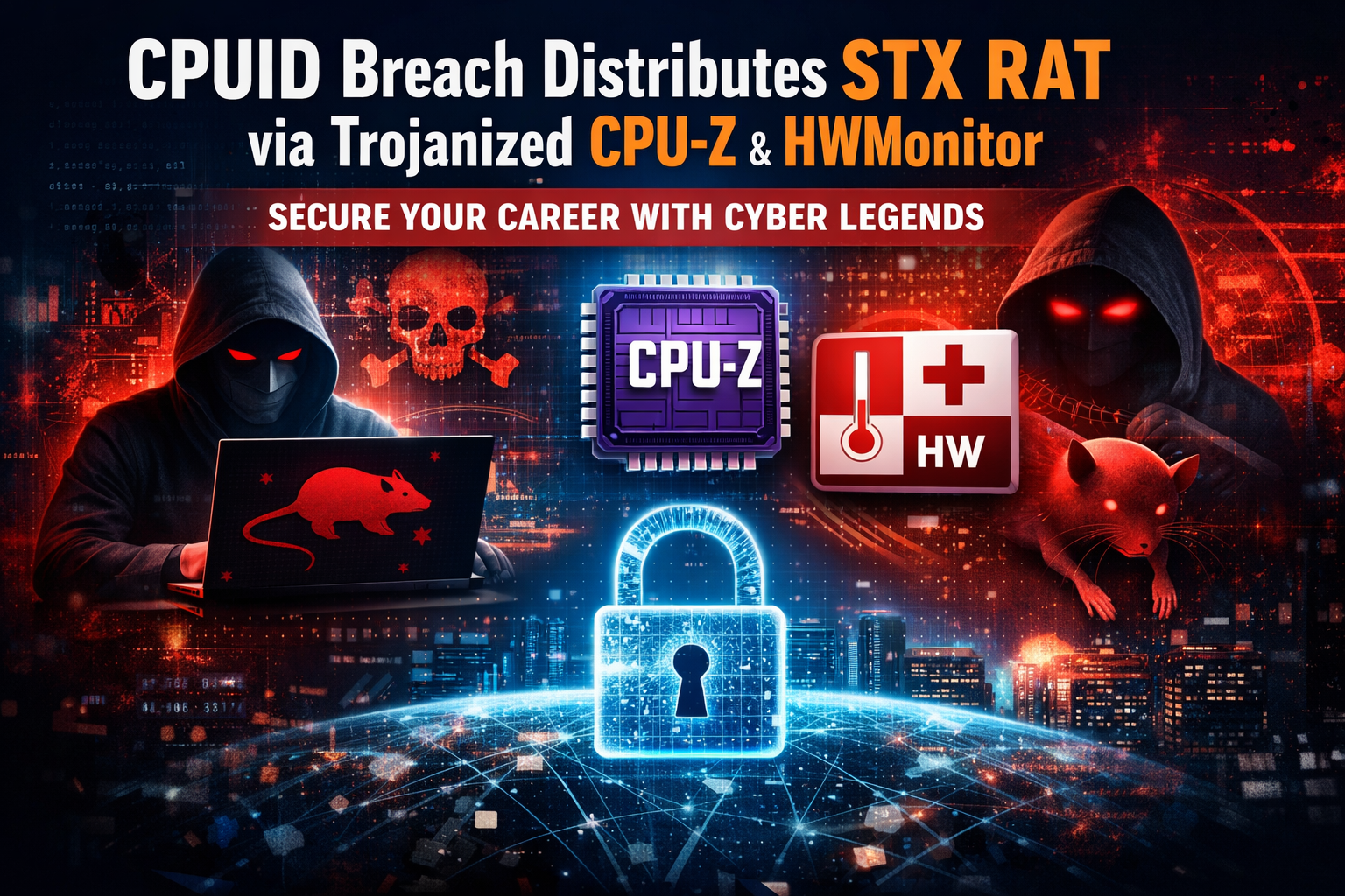 CPUID Breach Distributes STX RAT via Trojanized CPU-Z & HWMonitor Secure Your Career with Cyber Legends