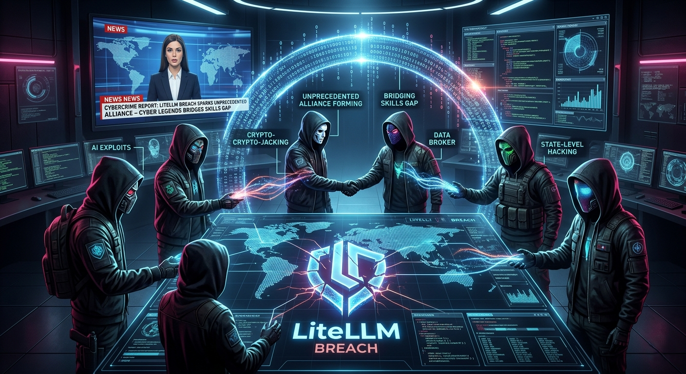 LiteLLM Breach Sparks Unprecedented Cybercrime Alliance – Cyber Legends Bridges Skills Gap